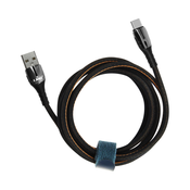 LINQ USB C 5A kabel za hitro polnjenje, 1,2 m pleten najlon, z LED indikatorjem polnjenja - LinQ, (20630302)