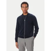 HUGO Pletena jopica San Jacomo-C 50553606 Mornarsko modra Slim Fit