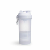 Smartshake Original2GO sportski shaker + spremnik boja Pure White 600 ml