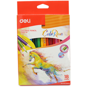 Olovke u boji Deli Colorun - EC00310, 18 boja