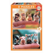 Puzzle Bebe Životinje Educa 2x20 dijelova