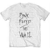 Pink Floyd Majica The Wall & Logo Unisex White S