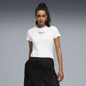 Puma ESS SCRIPT TEE, ženska majica, bijela 691760