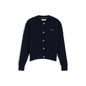 TOMMY HILFIGER Pletena jopa temno modra/zlata