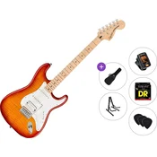 Fender Squier Affinity Series Stratocaster FMT Standard SET Sienna Sunburst Električna kitara