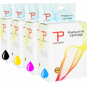 MultiPack | Inkoustová kazeta TonerPartner pro Brother LC-123,LC-125-XL (BROTHER LC123BK, LC125XLC, LC125XLM, LC125XLY)