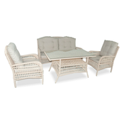 Hanah Home HANAH HOME Lady Sofa - Cream vrtna sedežna garnitura, (21065274)