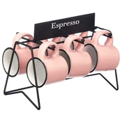 shumee Komplet 100 ml roza skodelic za espresso