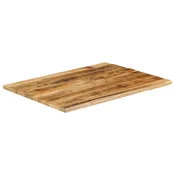 Stolna ploca 90 x 80 x 2,5 cm masivno drvo manga sa živim rubom