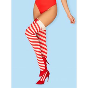 Samostoječe nogavice Obsessive Kissmas