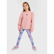 Sinsay - Pamucne tajice sa dezenom Stitch - pastelno roze