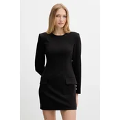 Armani Exchange Obleka s primesjo volne Armani Exchange