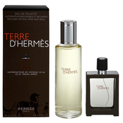 Hermes Terre d’Hermes darilni set XVI. toaletna voda polnilna 30 ml + toaletna voda polnilo 125 ml
