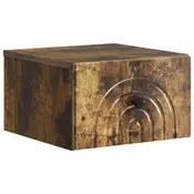 vidaXL vidaXL Stenski nočni omarici Dimljen hrast 33 x 34,5 x 20 cm, (5000209922)