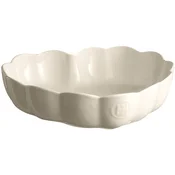 EMILE HENRY pekač Madeleine 28,5x24,5cm, 1,8l, srce, krem, keramika