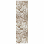 Bež staza Flair Rugs Marbled, 80 x 300 cm