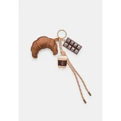 Stradivarius Privjesak Za Kljuceve S Privjescima Kava I Kroasan Brown Os
