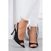 Slingback sandali z visoko peto Soft glam