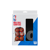 Wilson NBA 8 BALL MESH CARRY BAG, košarkarska torba, črna WTBA70030