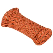 vidaXL Večnamenska uporabna vrv 4 mm 25 m Oranžna PP