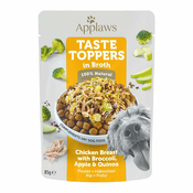Varčno pakiranje Applaws Taste Toppers vrečke v bujonu 24x85 g - Piščanec z brokolijem, jabolkom & kvinojo