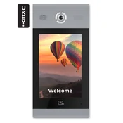 AA-14FB SILVER - Vrata panel IP, 10 LCD, UKEY, SIP 2.0 - BasIP