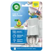 Air Wick Elektricni osvježivac zraka s punjenjem Pamuk i Bijela orhideja 19ml