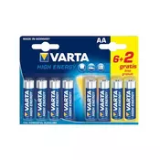 Varta baterija Longlife Power 6+2 AA 4906121428, 6+2 kosov