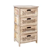 Homestar Predalnik MIHKLI 4 shranjevalne enote 40x29x73 cm naraven