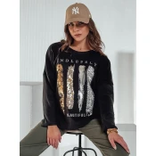 Bluzka damska oversize MODEZINE czarna Dstreet