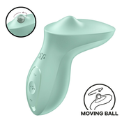 Satisfyer Exciterrr - Vrtljivi klitoralni vibrator s kroglicami (zelen)