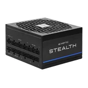 Chieftec Stealth 1200W, PC power supply black, 2x 12-pin high power GPU, 3x PCIe, cable management, 1200 watts