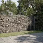 Gabionska košara s poklopcem 300x100x150 cm pocincano željezo