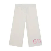 Guess Spodnji del trenirke K6RB01 KA6R4 Bela Regular Fit