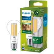 Philips LED E27 normalna prozirna prigušljiva 4W 840lm 2700K A