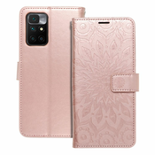 MEZZO Book case za XIAOMI Redmi 10 / 10 2022 mandala rožnato zlata