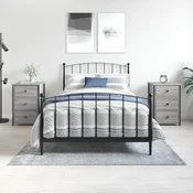 Nocni ormarici 2 kom boja hrasta 40x36x60 cm konstruirano drvo