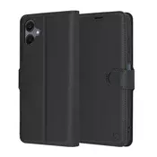 Etui Techsuit Leather Folio za Samsung Galaxy A06 - črn