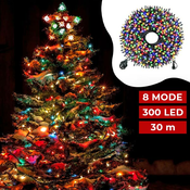 Božične pisane lučke, 30m - Xmaslight