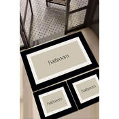 Lessentiel Maison Set prostirki za kupatilo Roose, 3 Komada, Krem