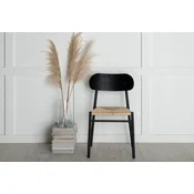 Venture Design Jedilni stol 2 kosa 53x45x81 cm črne barve
