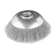 Žična krtača za motorno koso 150 x 25,4 mm, mehka, valovita žica
