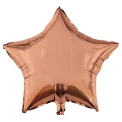 Zvezdasti folija balon – rose gold 46 cm