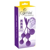 Sweet Smile Set vaginalnih kuglica, 3 komada, Ljubicasti