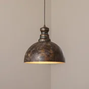 Opviq Obesna svetilka Saglam, 1-svetilna, staro medenina, kovina, O 40 cm - Dnevna soba/jedilnica - Vintage - starina, rjava