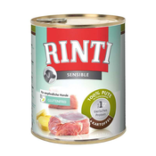 RINTI pasja hrana v konzervi Sensible (puran in krompir) 800g
