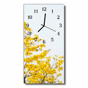 tulup.si Steklena navpična ura Cvetoče drevje barva narava 30x60 cm