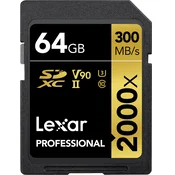 LEXAR kartica SD Gold 64GB 2000x SDHC UHS-II