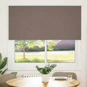 Rolo zavjesa za zamracivanje boje kave 165x130 cm Širina tkanine 161,6 cm Poliester