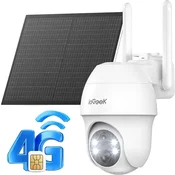 OEM Nadzorna kamera, 3 MP, nočno gledanje 15 m, solarno napajanje, vremensko odporna, brezžična 4G LTE, (5000137756)